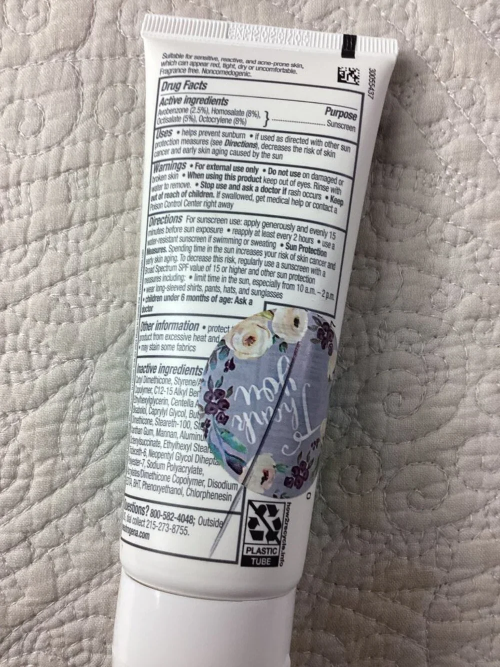 Neutrogena Ultra Gentle Daily Facial Moisturizer SPF 30 3.4 Fl Oz*Sunscreen*New